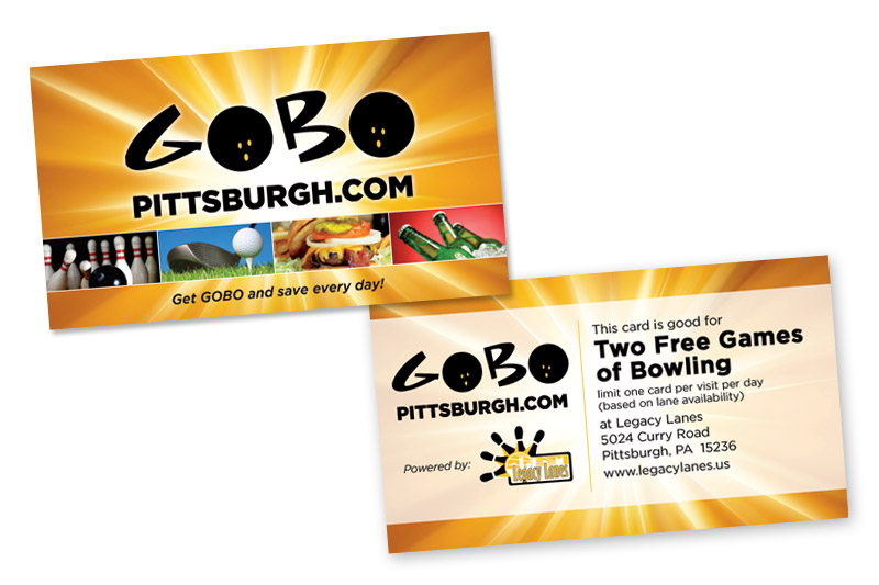 GOBO Pittsburgh Coupon Card